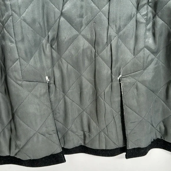 J. Crew Women’s Gray Wool Blend Double Breasted Pea Coat Jacket Size PXS Classic - Picture 6 of 13
